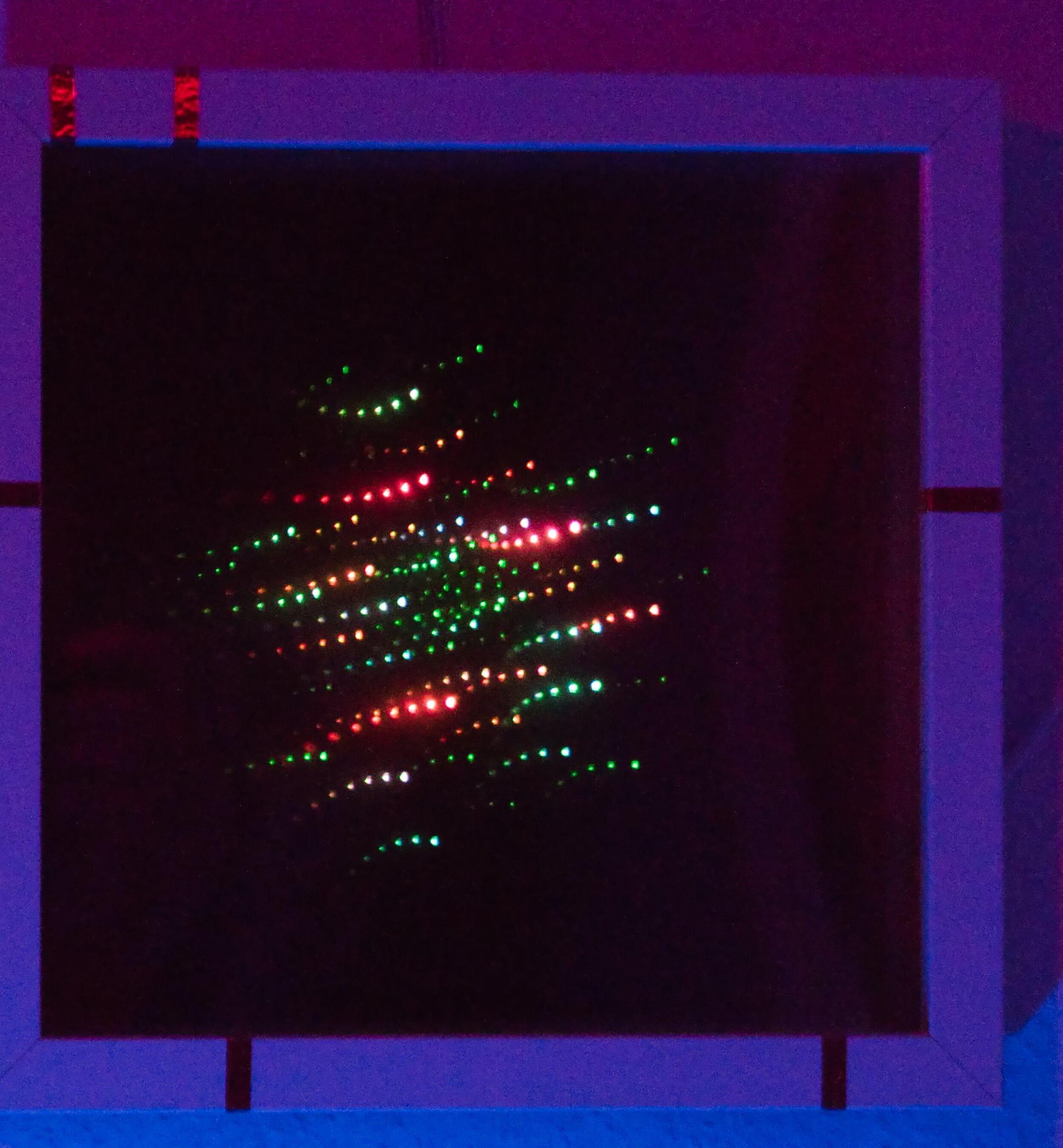 Infinity Mirror With Hidden LEDs on a Fibonacci Pattern