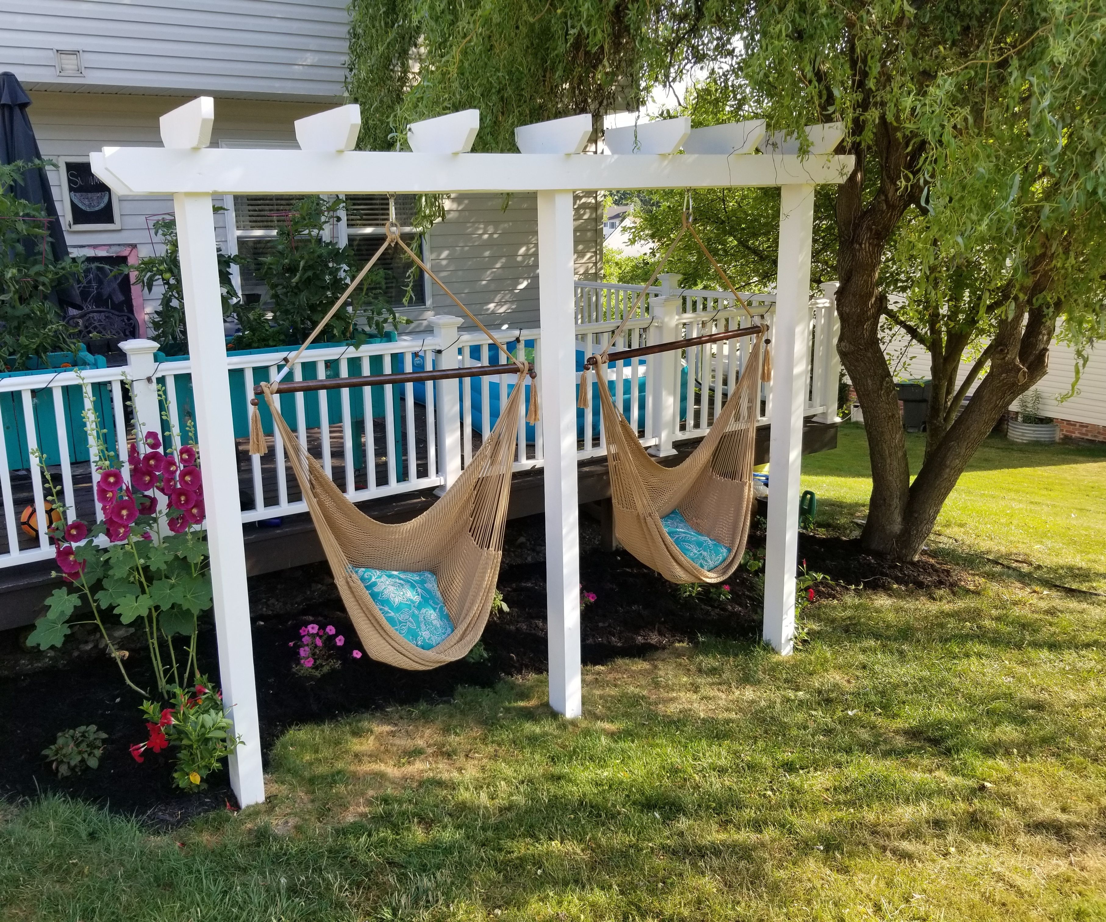 Backyard Hammock Swings - DIY Project