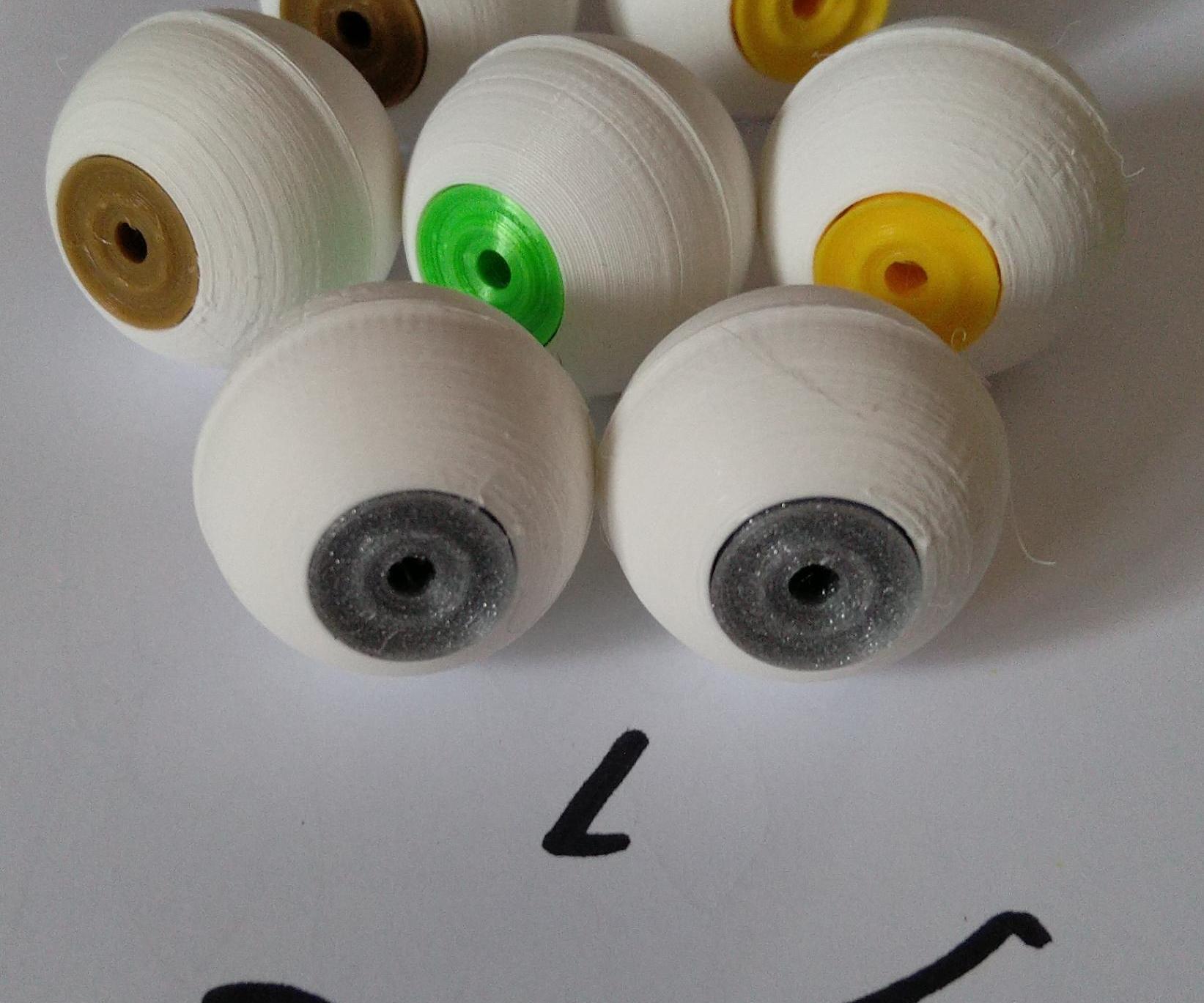 3D-printed Eyeballs