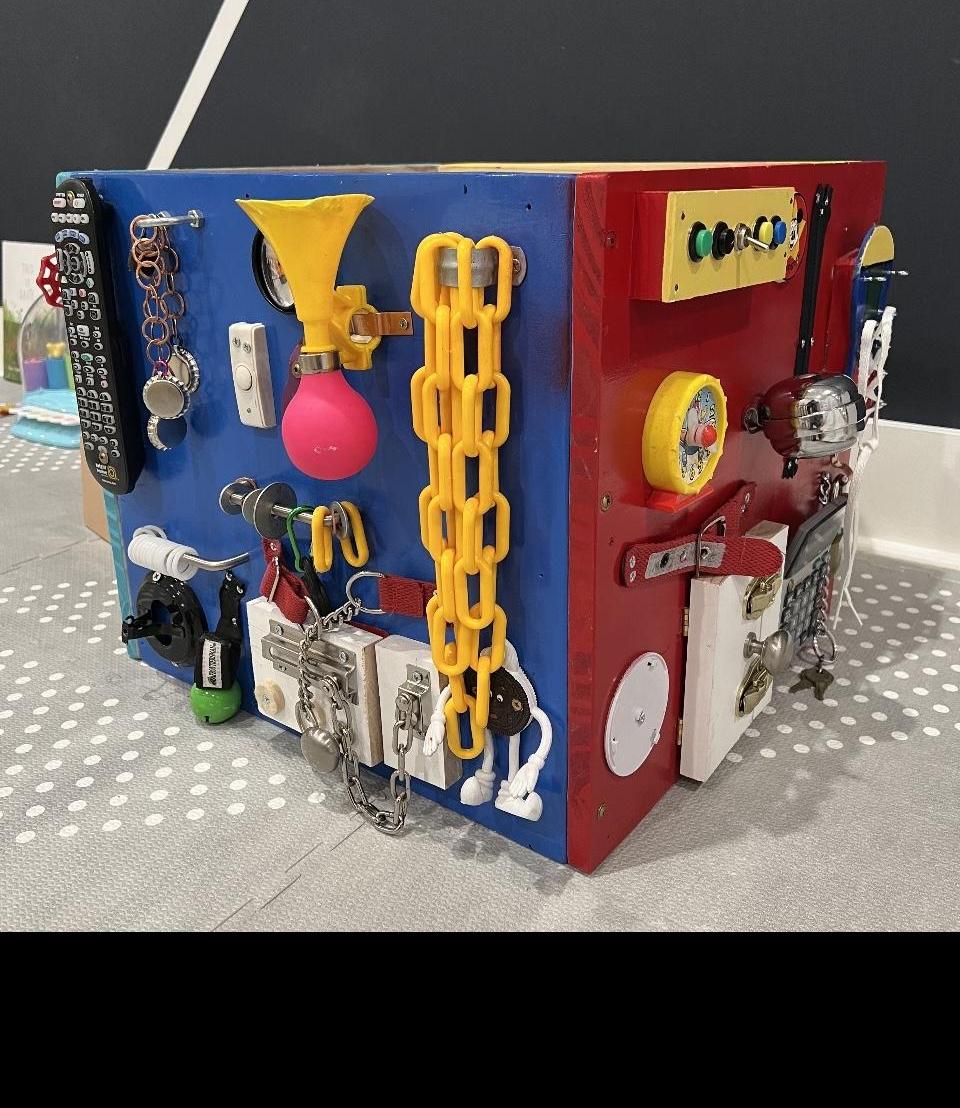 BUSY BOX  - a SENSORY DEVELOPMENT TOY