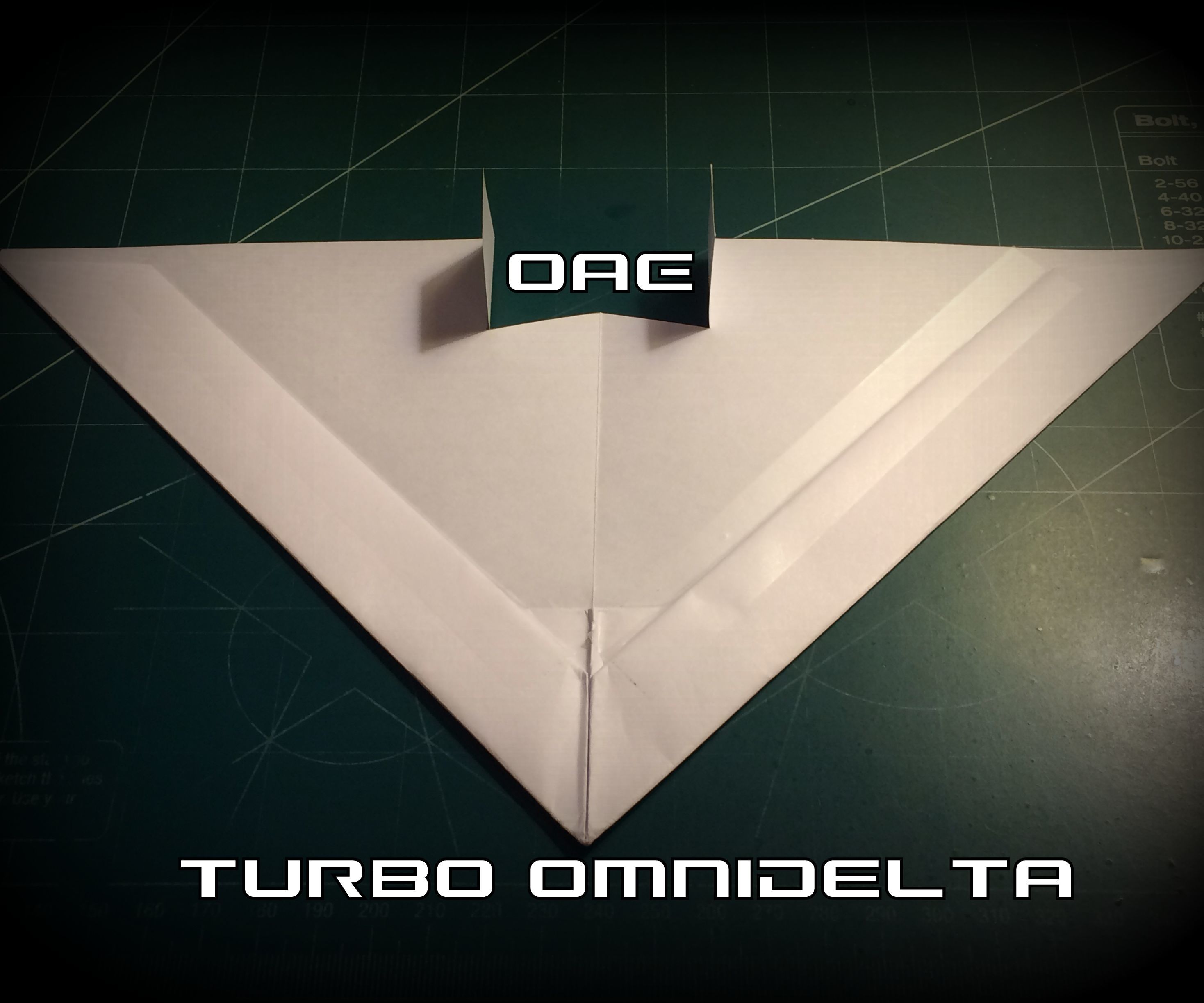 How To Make The Turbo OmniDelta Paper Airplane
