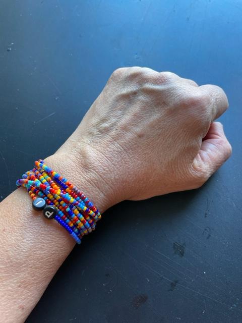 PI (π) Necklace: Color-coded 1000-digit Strand.