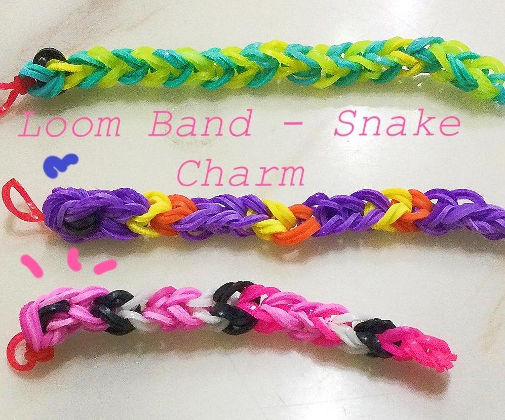 Loom Band - Snake Charm (6 Easy Steps!)