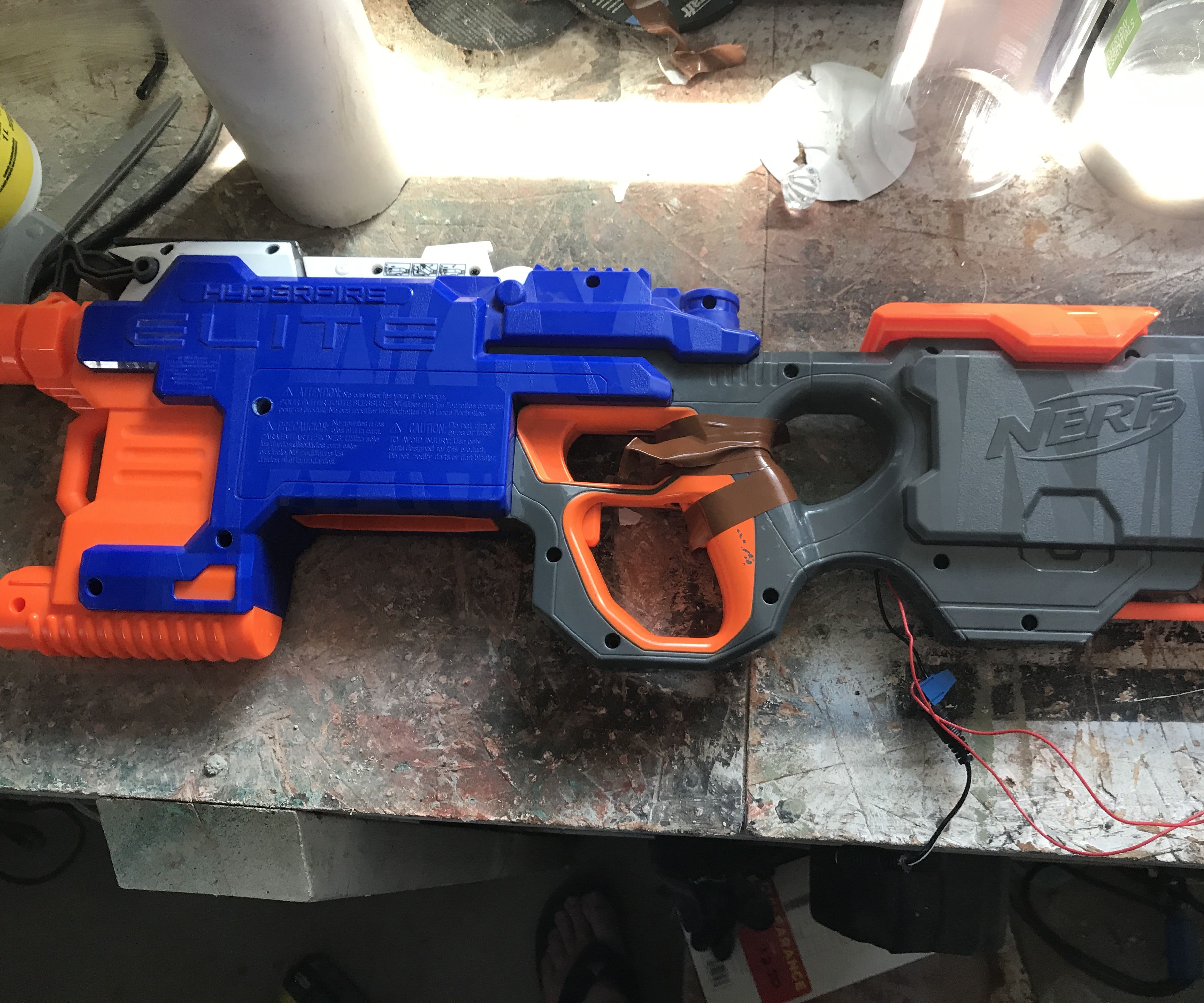 Simple Arduino Autofire Nerf Gun
