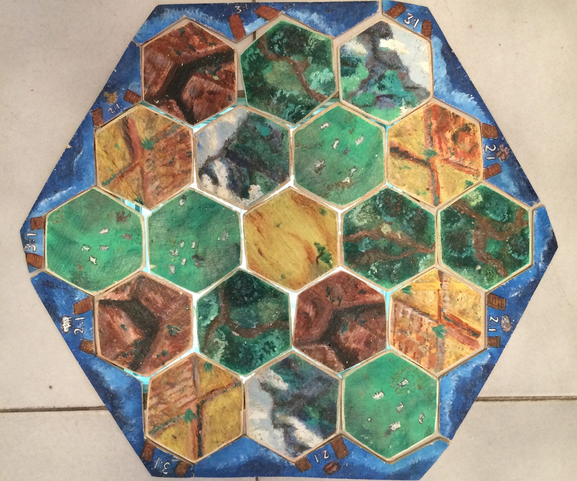 Wood Homemade Catan!!