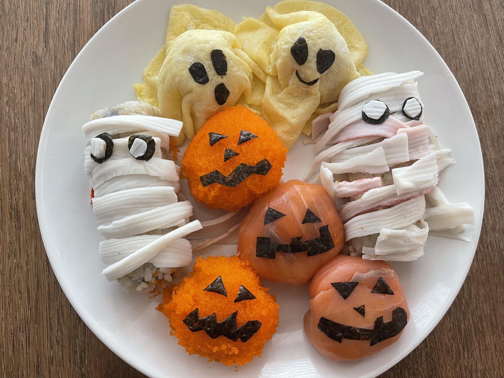 Sushi Platter for Halloween