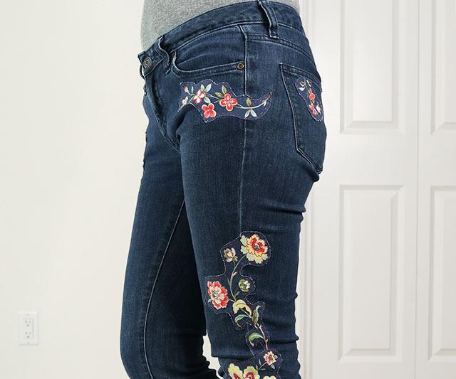 Customize Jeans With DIY Appliques and Patches