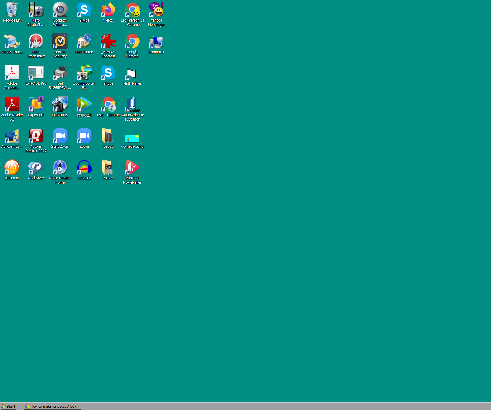 How to Make Windows 7 Look Like Windows 95