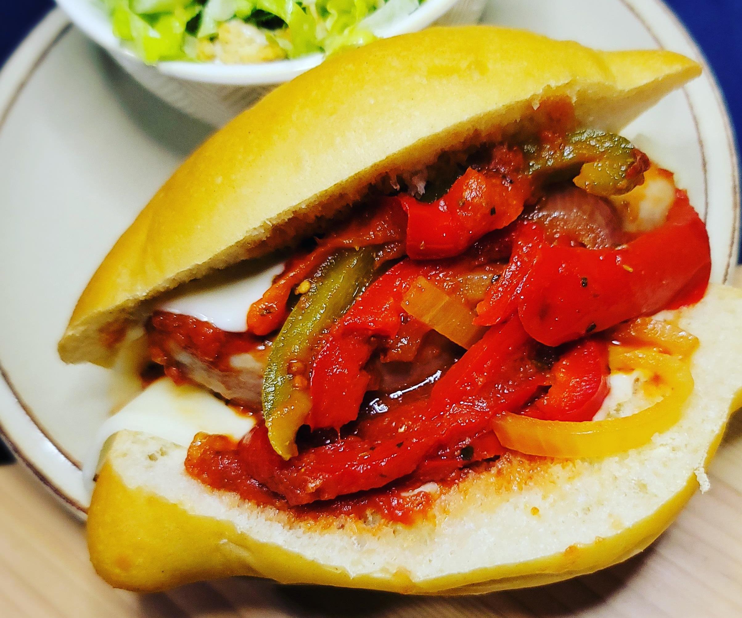 Slow Cooked Italian Sausage & Peppers