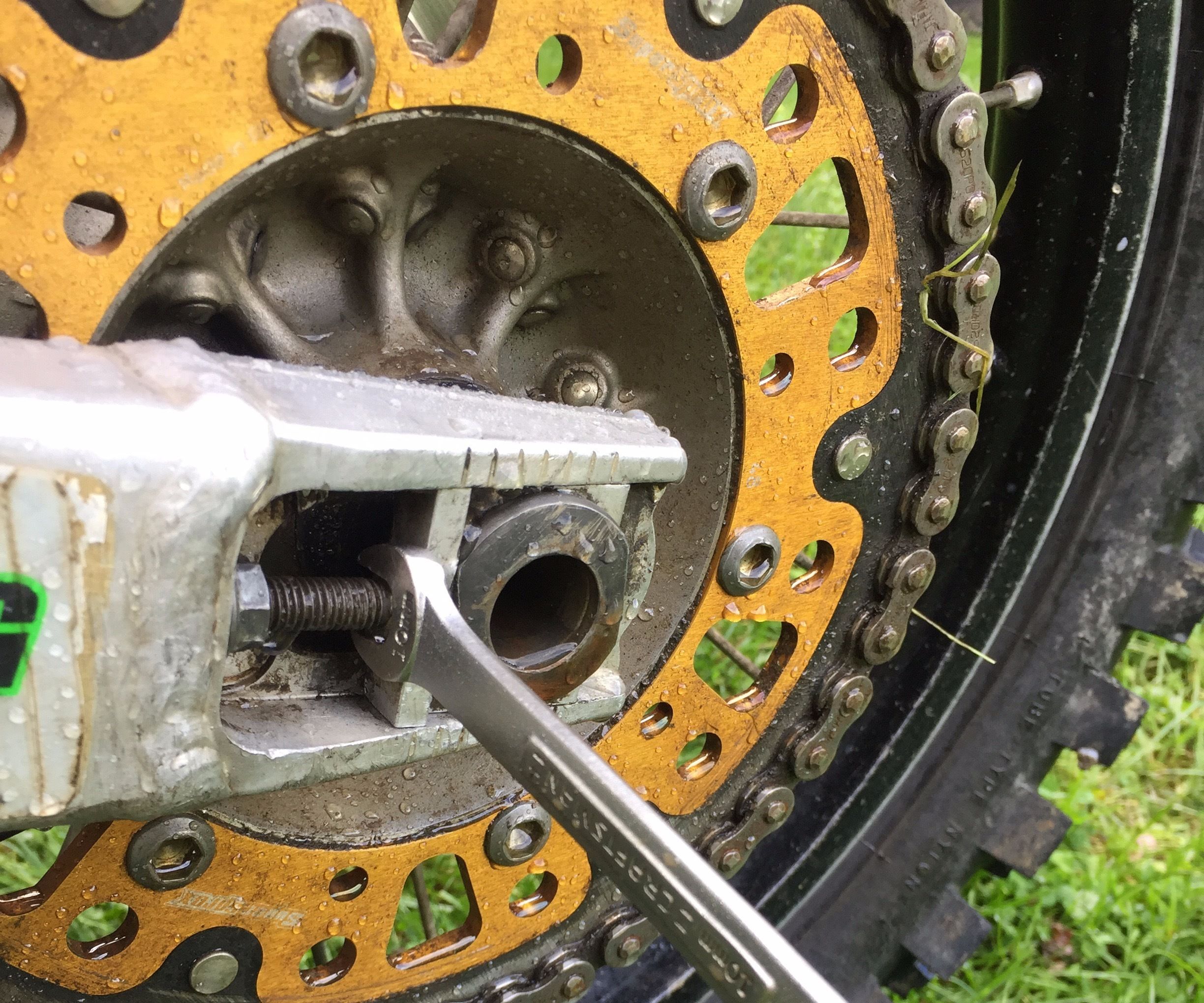 How to Adjust the Chain on a Dirtbike