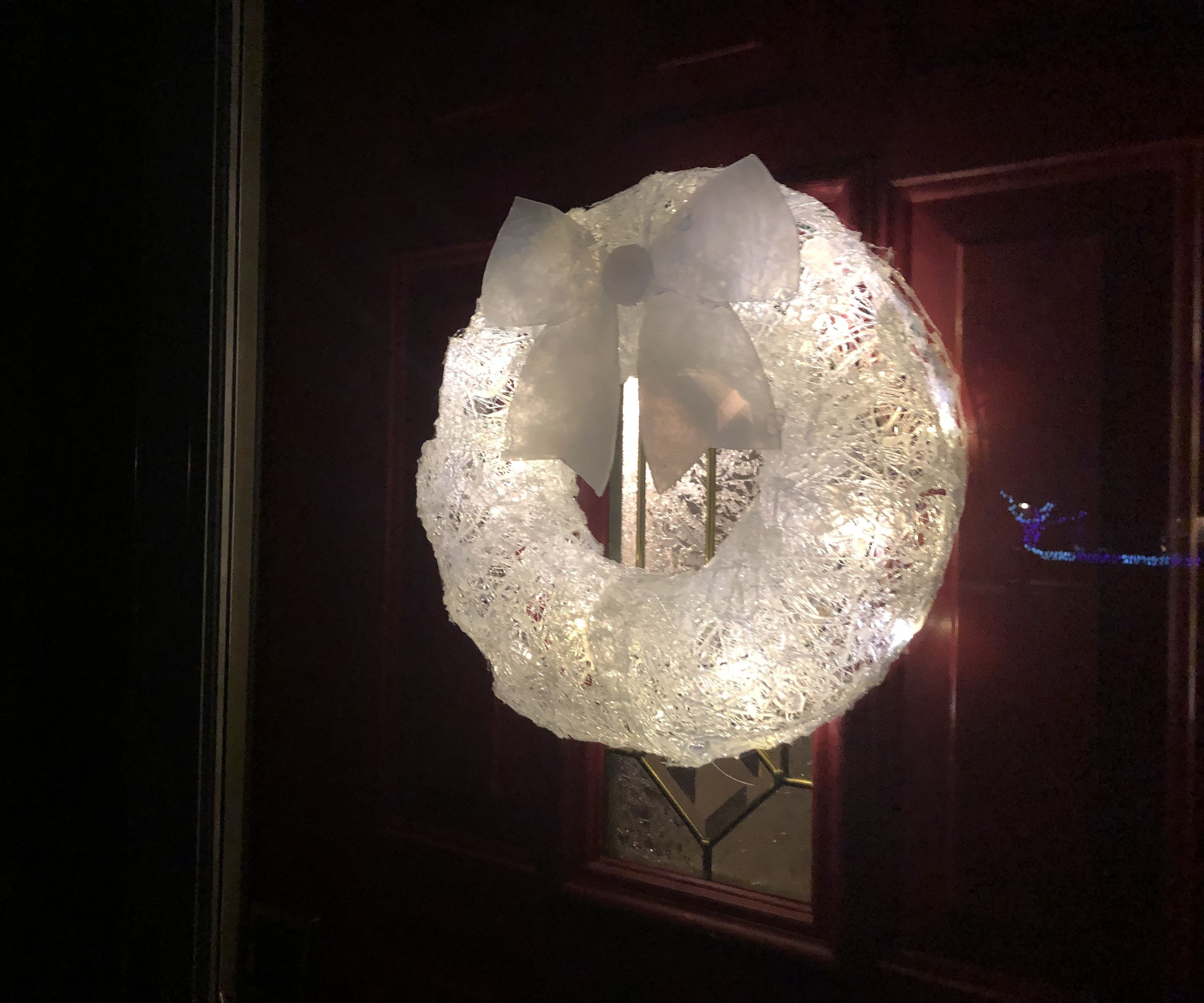 Entirely Hot Glue Wreath (Almost)