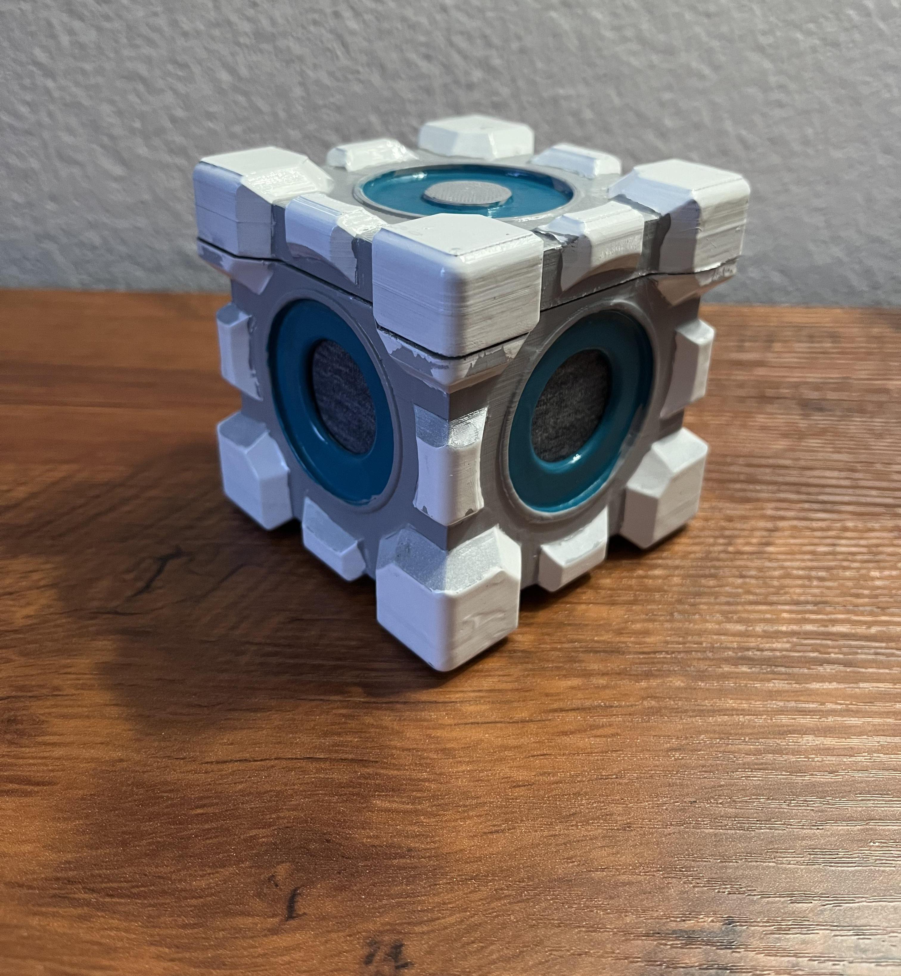 Portal Cube DIY Bluetooth Speaker