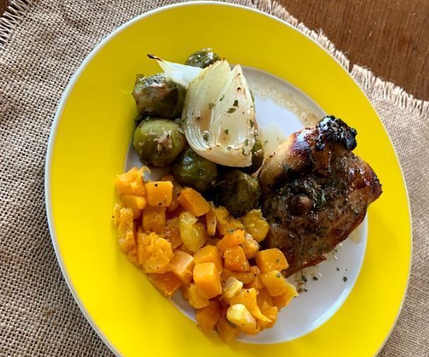 Dijon Chicken One Pan Meal-prep Dinner