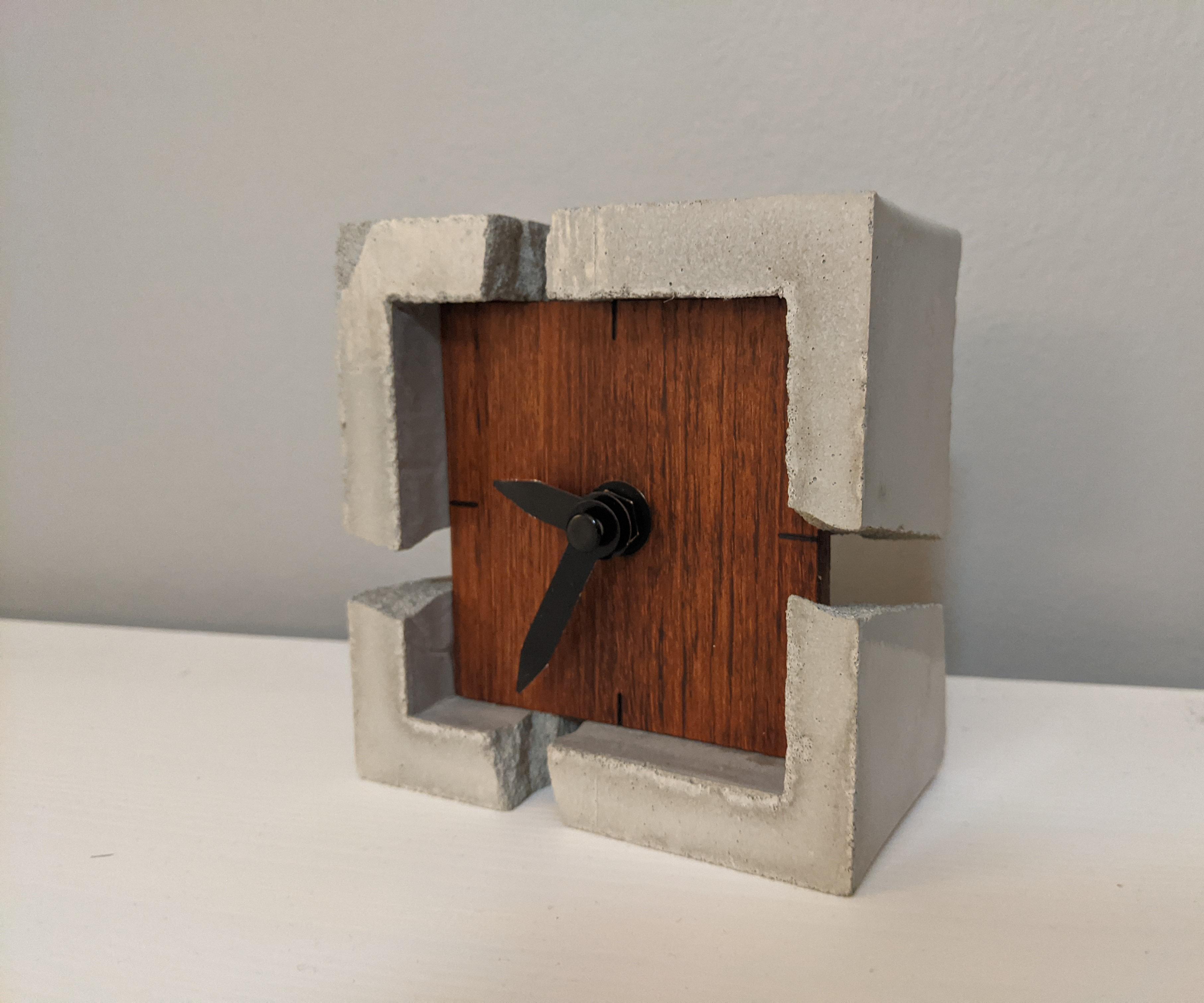 Rubble Desk Clock