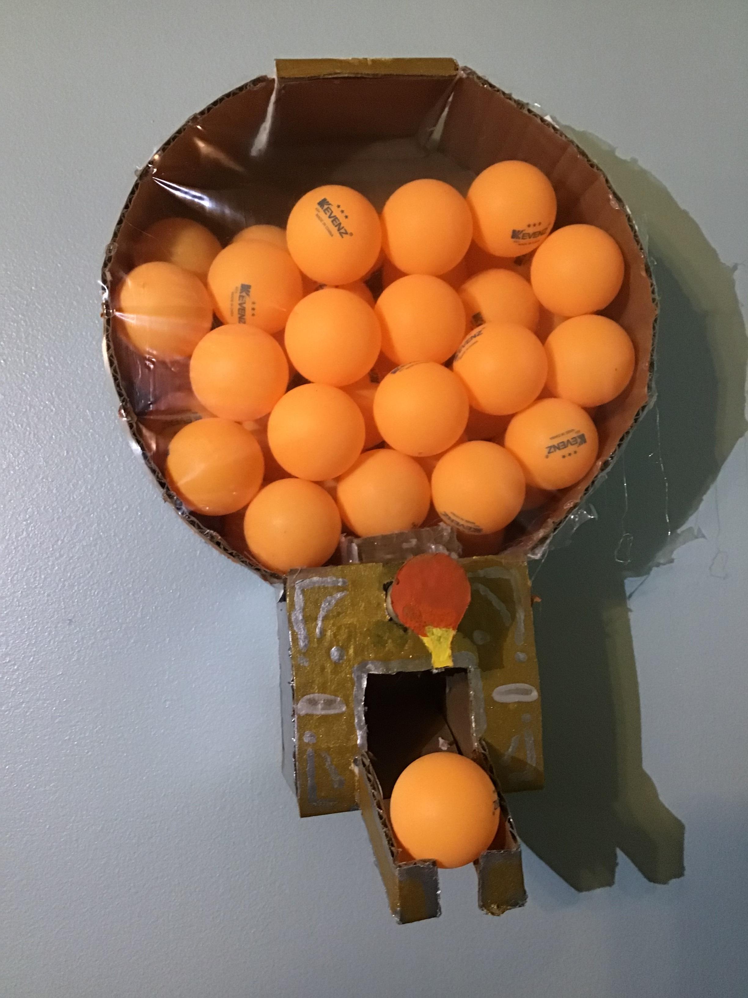 Cardboard PingPong Dispenser Using Fusion 360