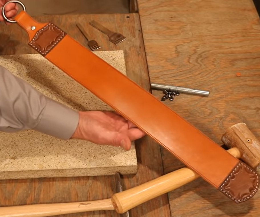 Decorative Leather Barber Strop