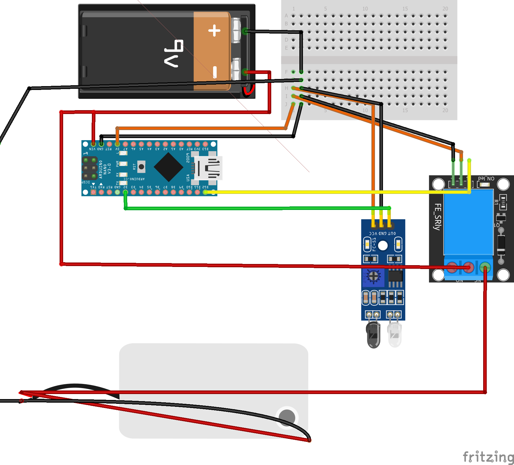 Soap/Water Dispenser With IR Sensor