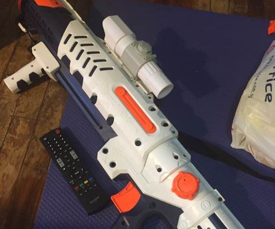 nerf  super soaker hydro cannon mod upgrade pump