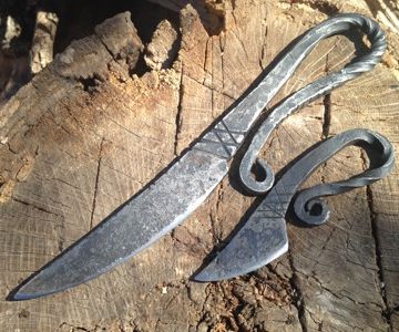 My Hand Forged Viking Style Knives