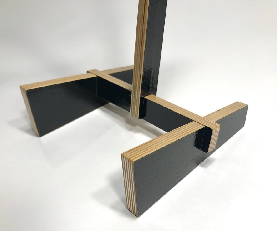 Paint Before Cutting Plywood Technique: Ukulele Stand