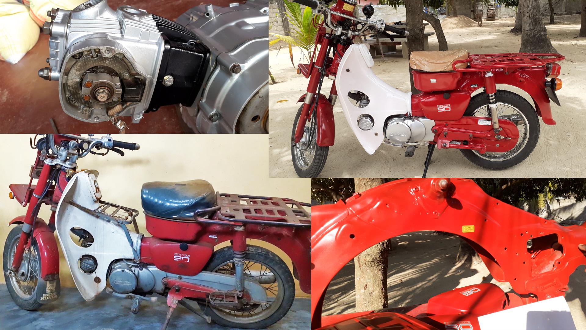 Old Bike Restoration Honda MD 90 Engine Repair