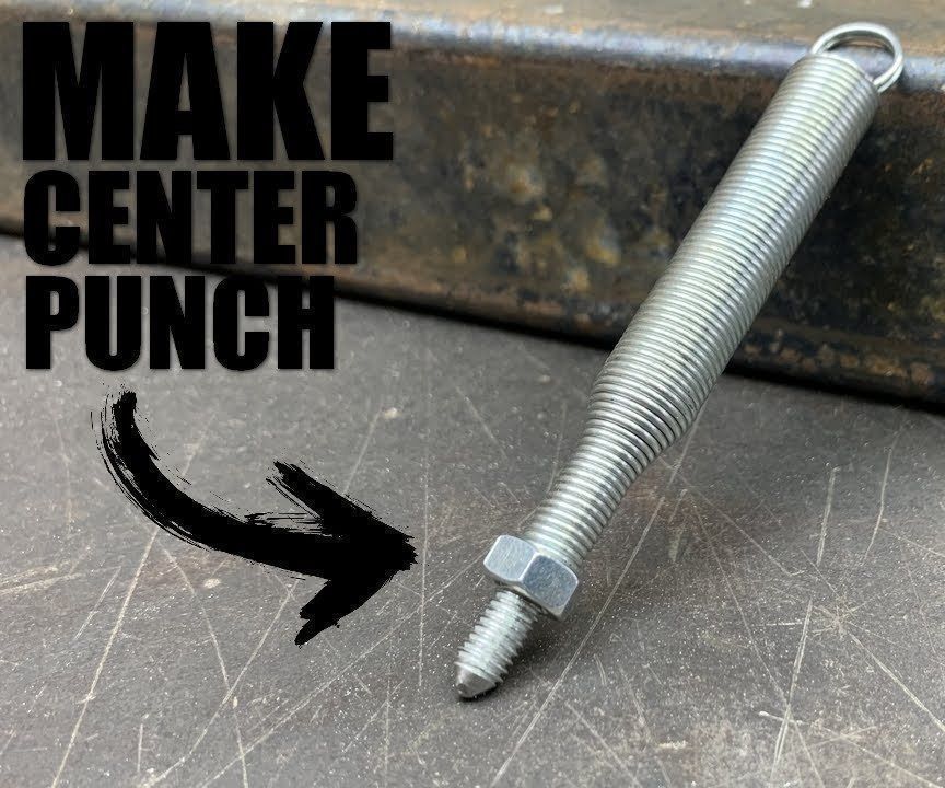 How to Make a homemade Automatic Center Punch