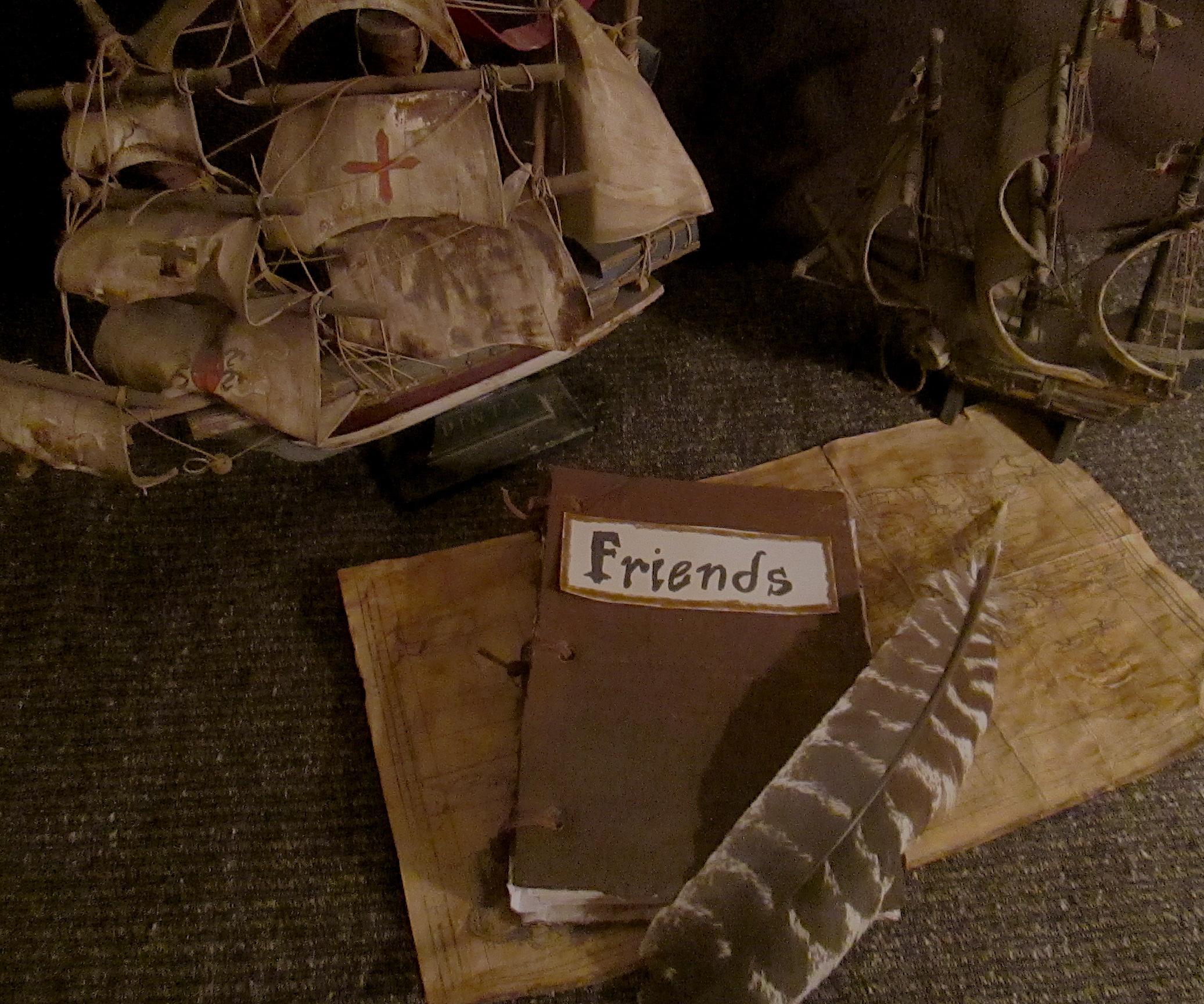 Realistic Leather Book From Cardboard and Tissue Paper