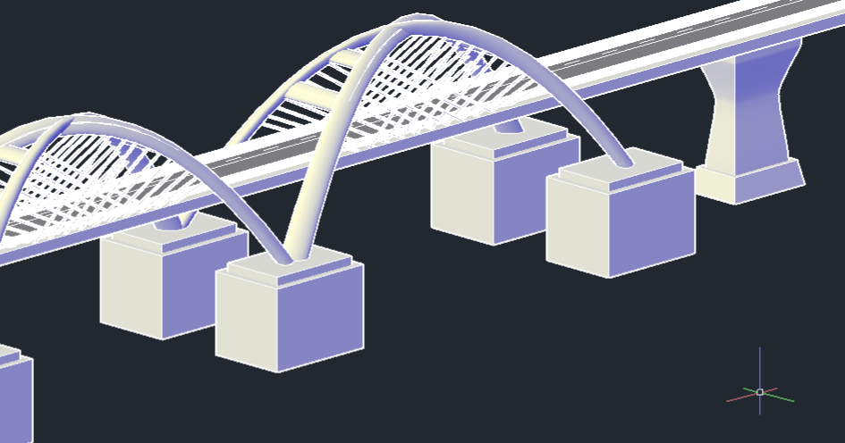 The Arched Pedestrian Bridge