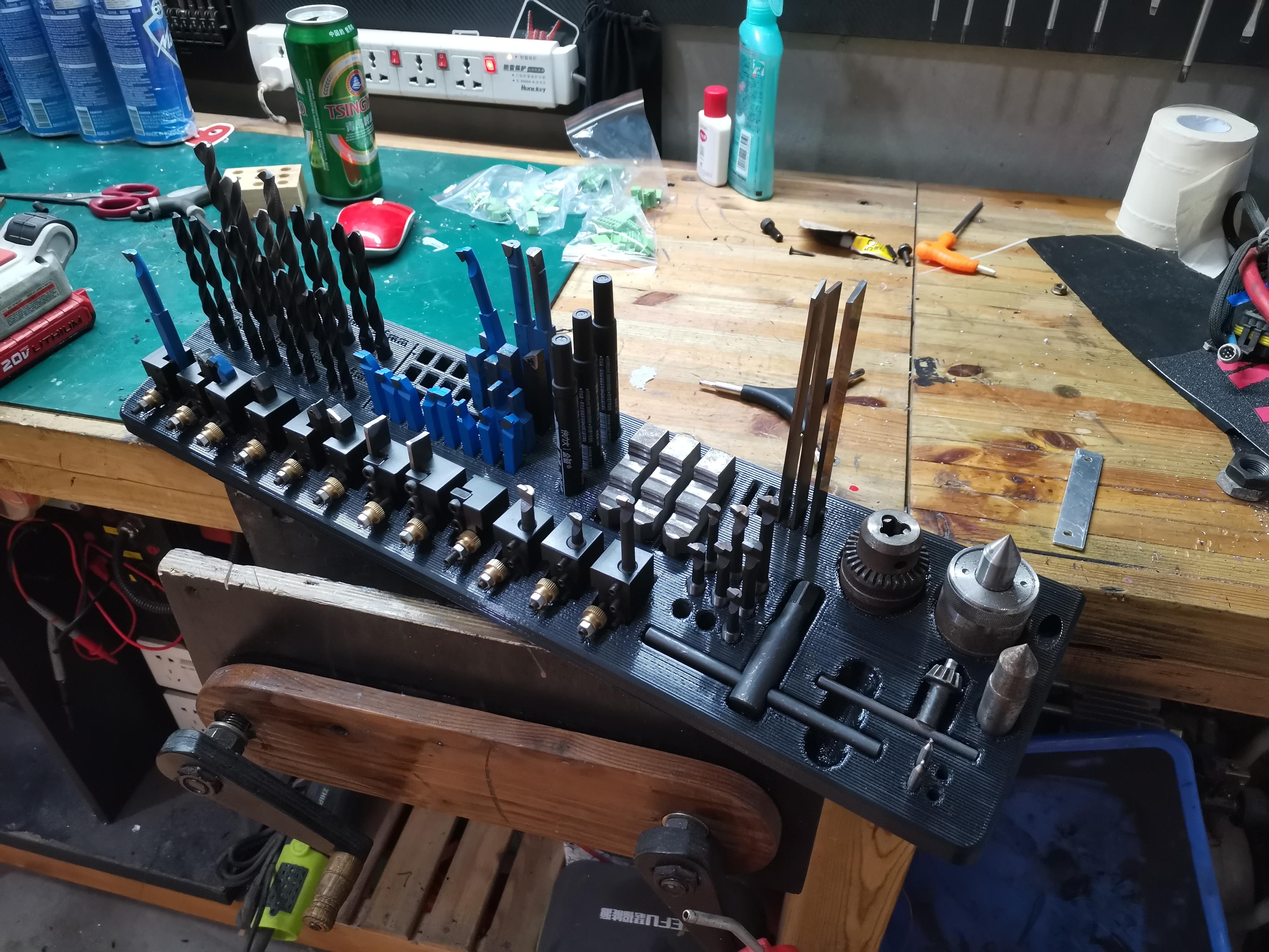 Mini Lathe Tool Organizer
