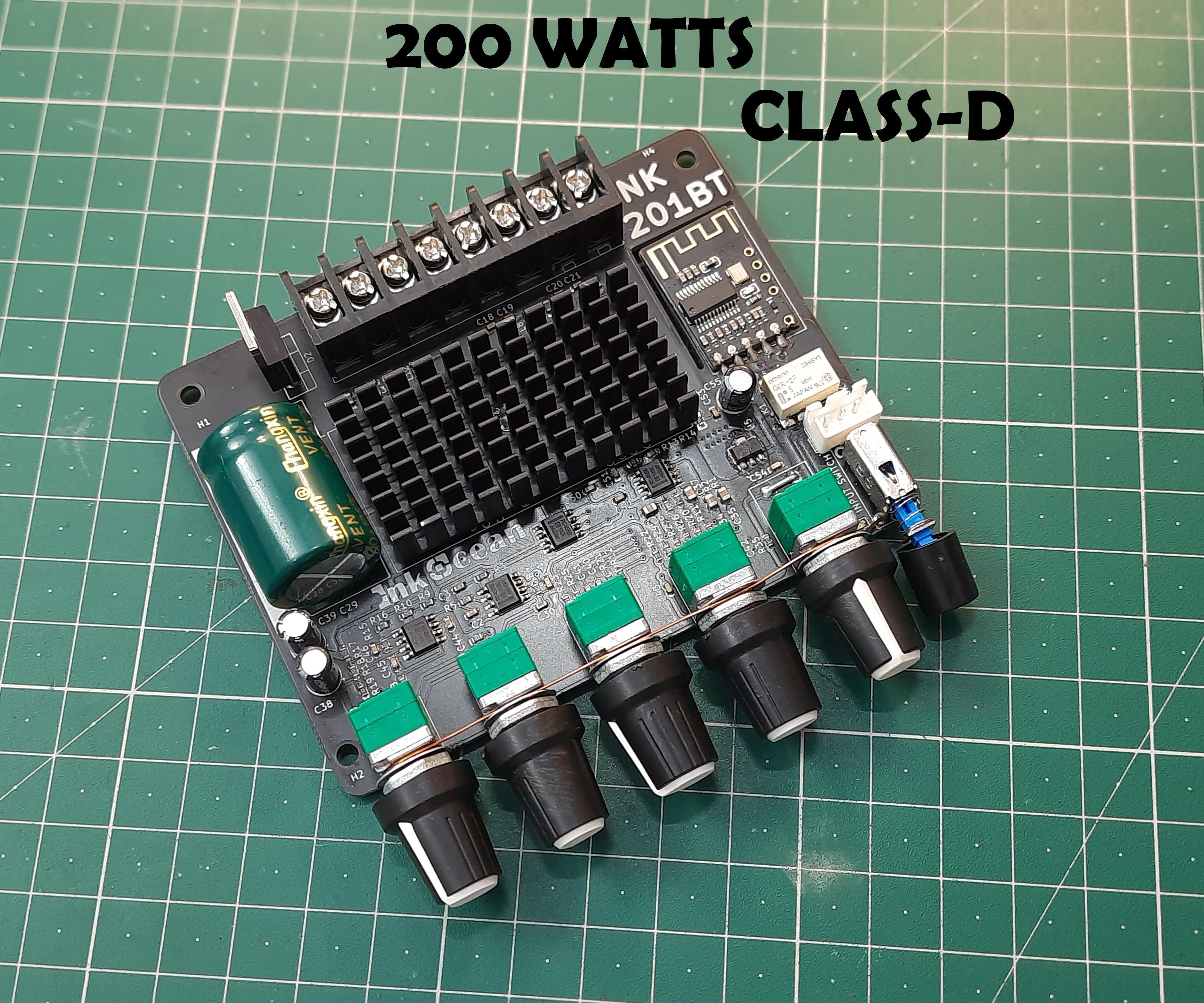 Ultimate Performance- 200watts Class D Amplifier