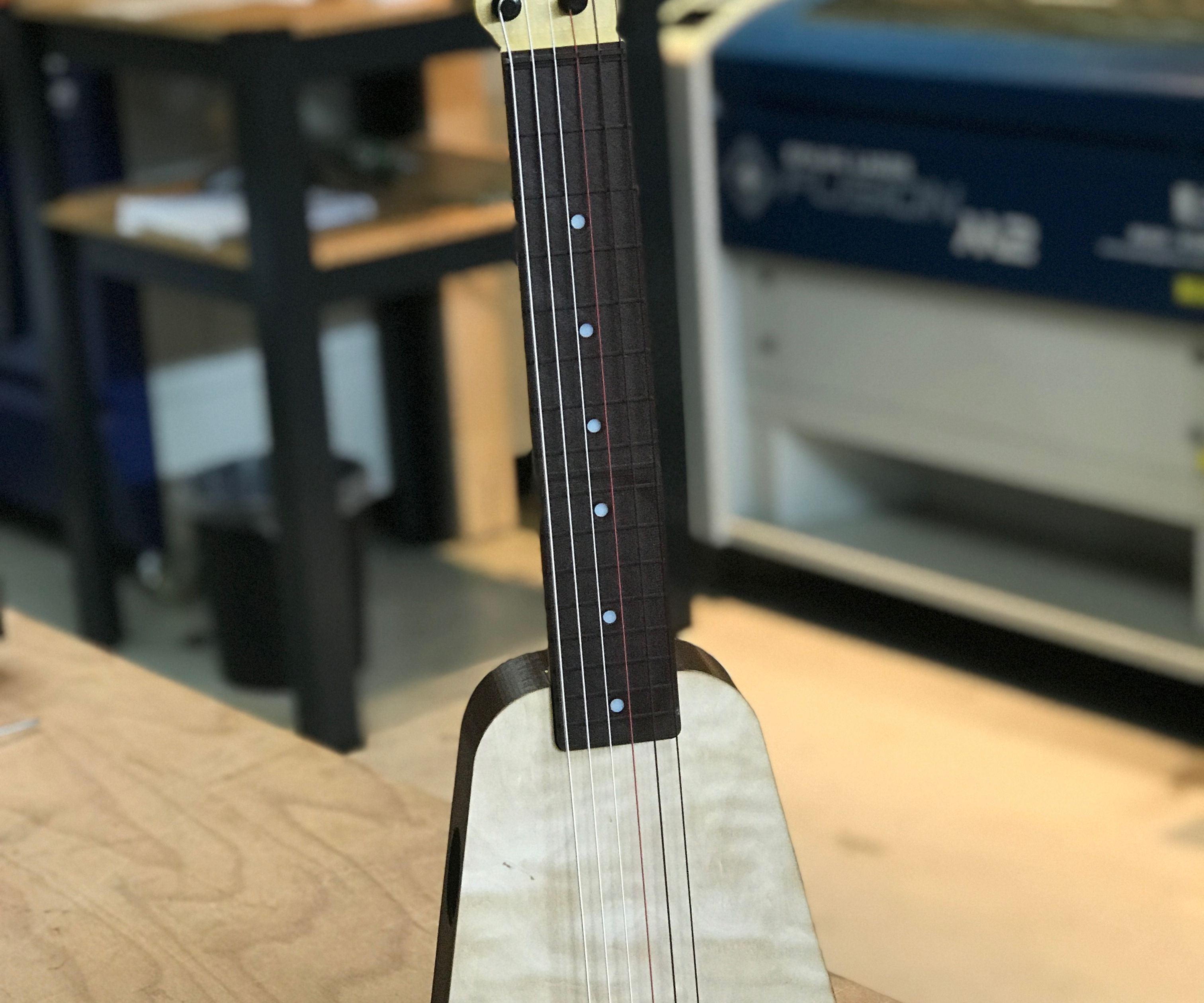 3D Printed Guitalele (6 String Ukulele)