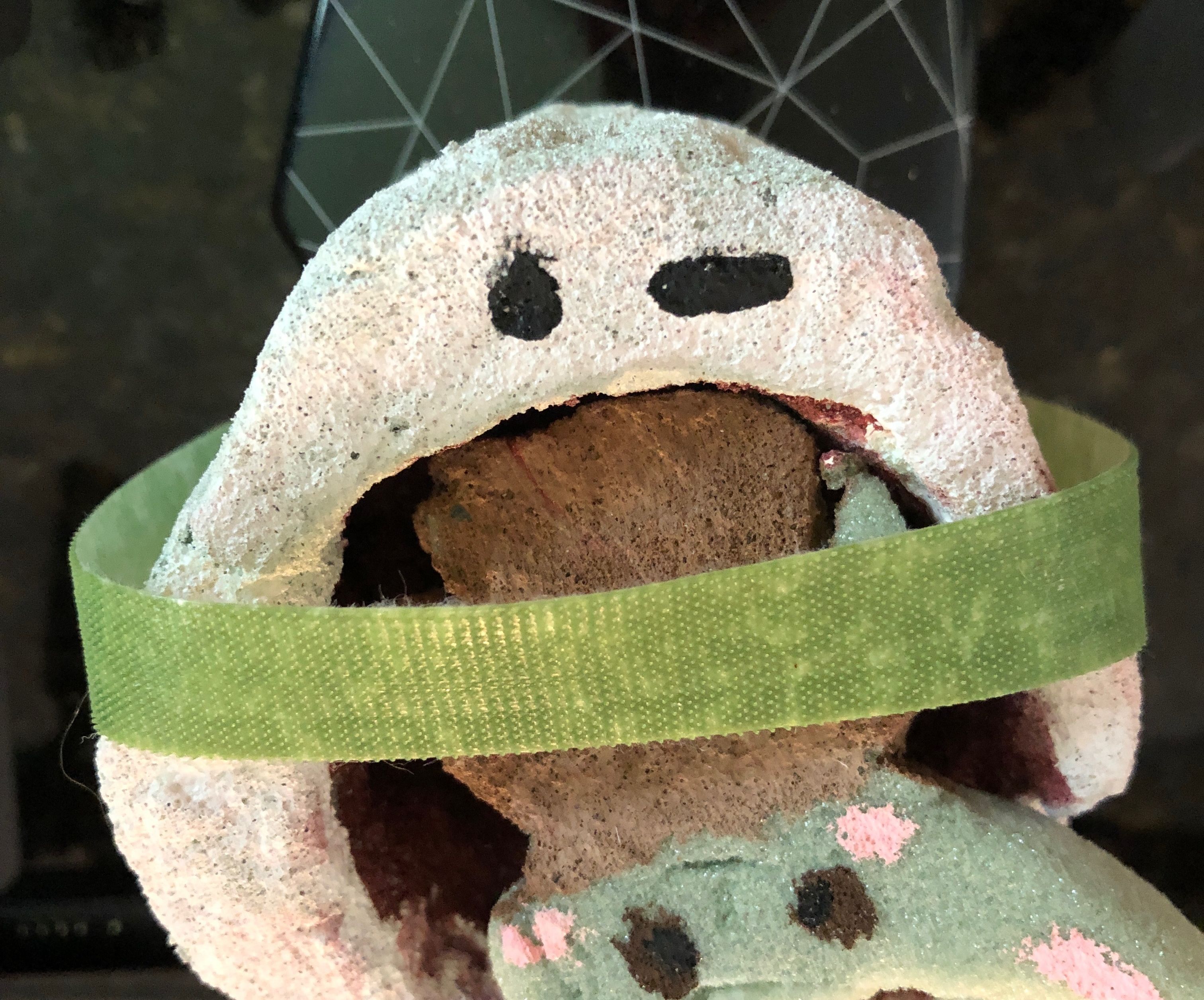 Flying Baby Yoda Crib