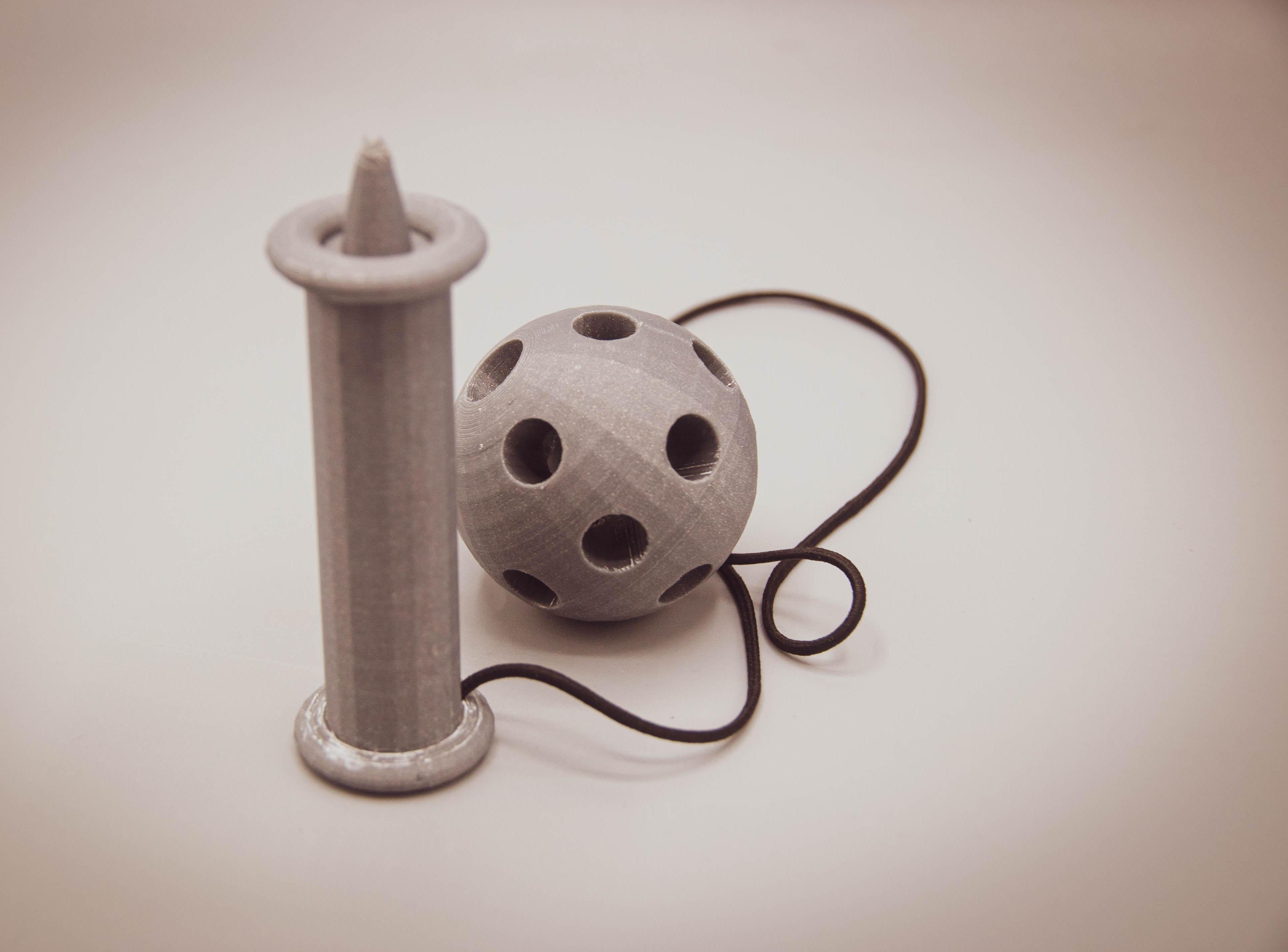 The 3d Printed Bilboquet a Dexterity Game