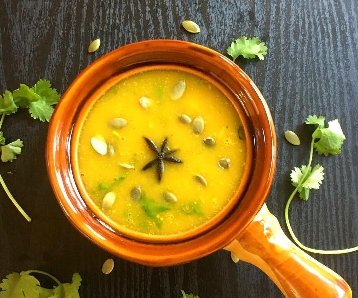Apple and Carrot Soup (with Indian Spices)