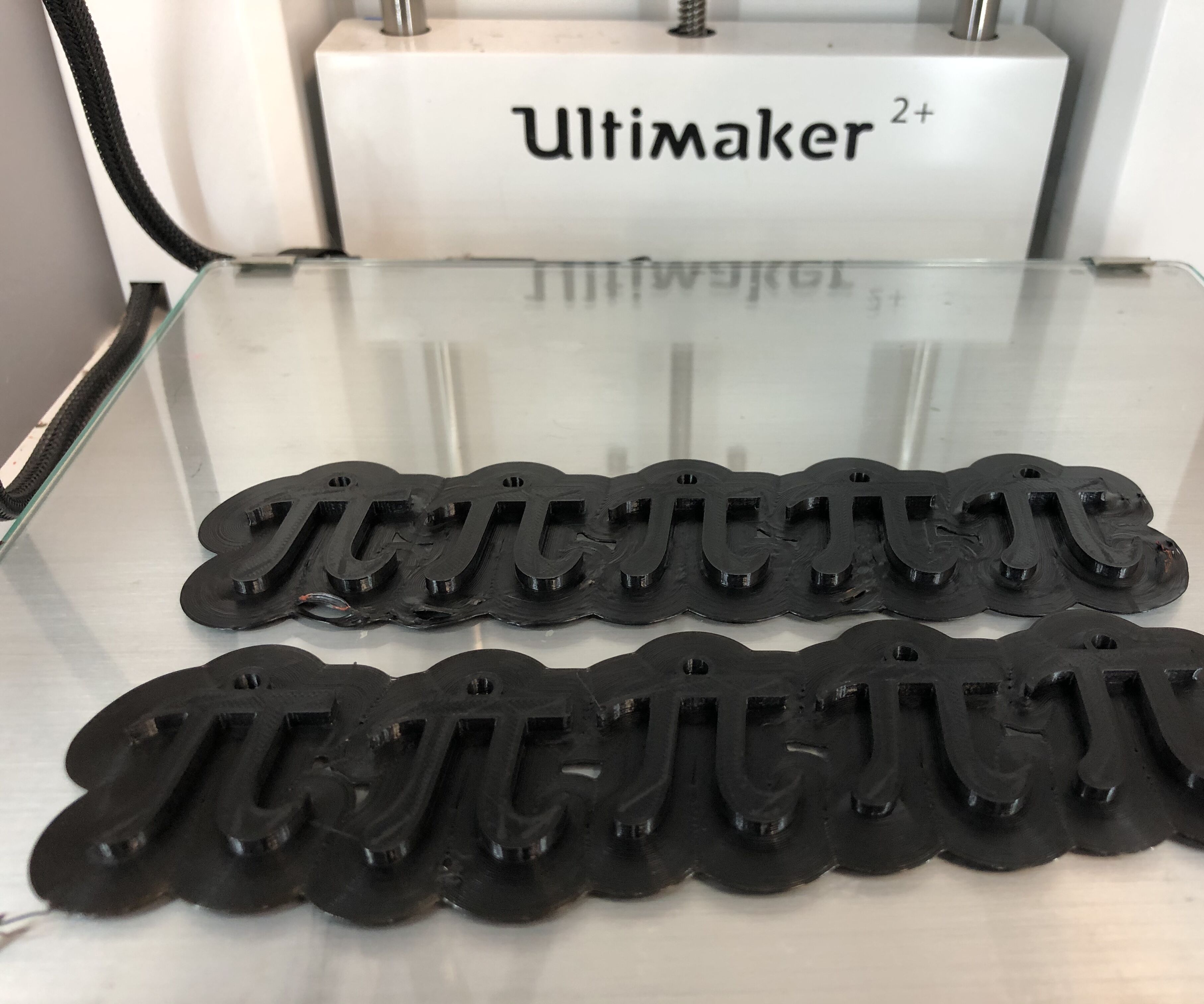 3D Printed Pi Earrings