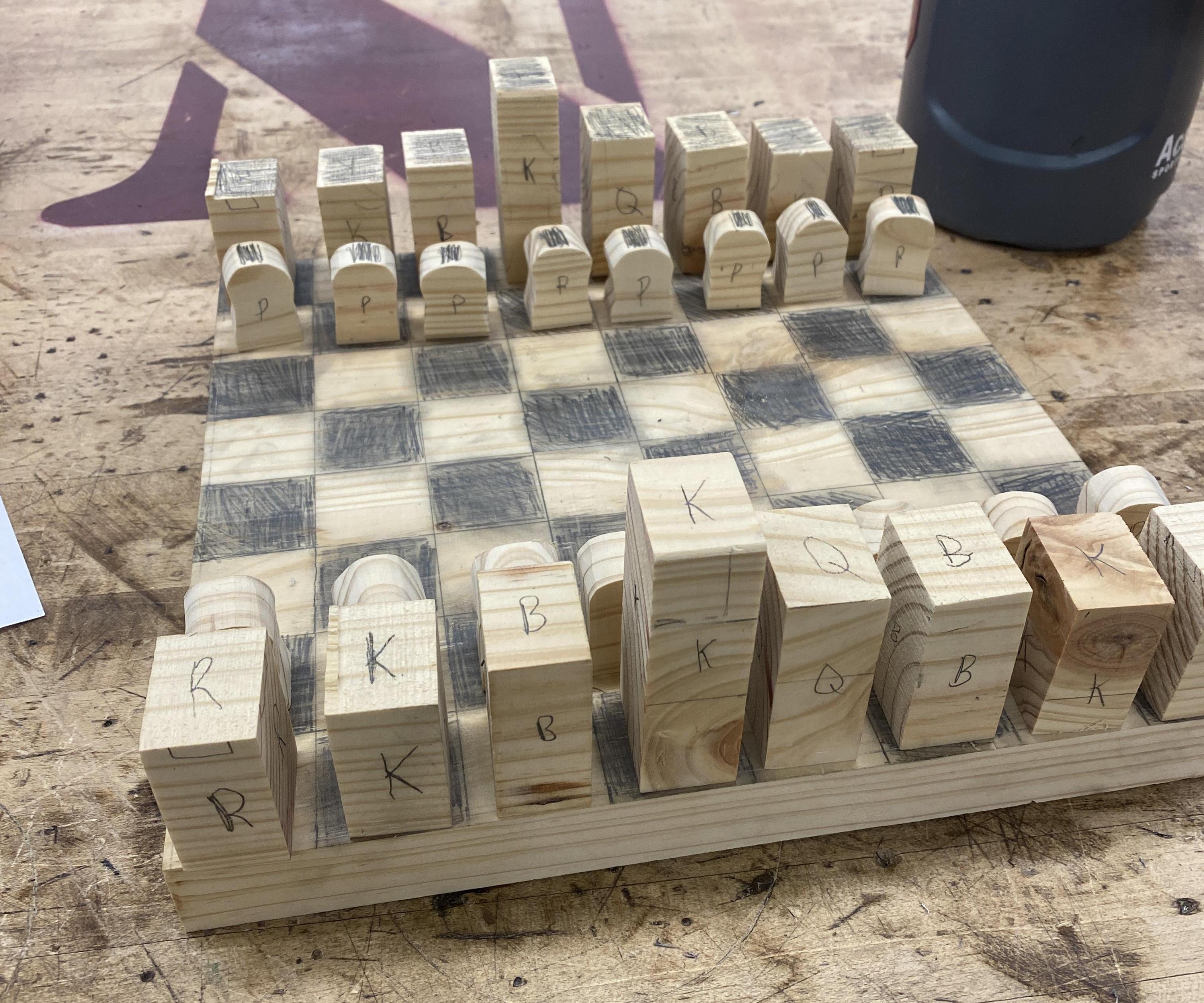2x4 Challenge- Chess Board
