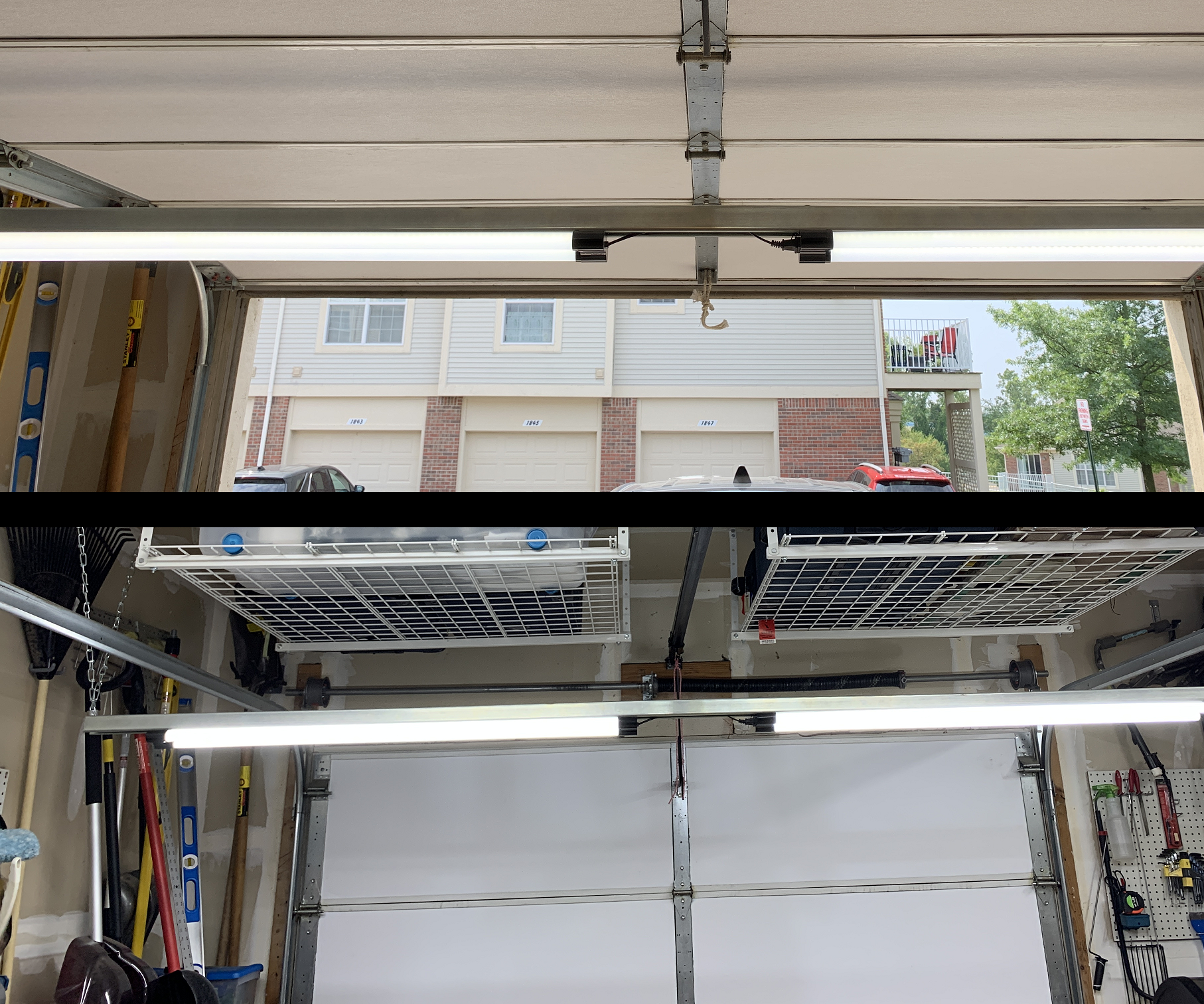 Under Door Garage Lighting