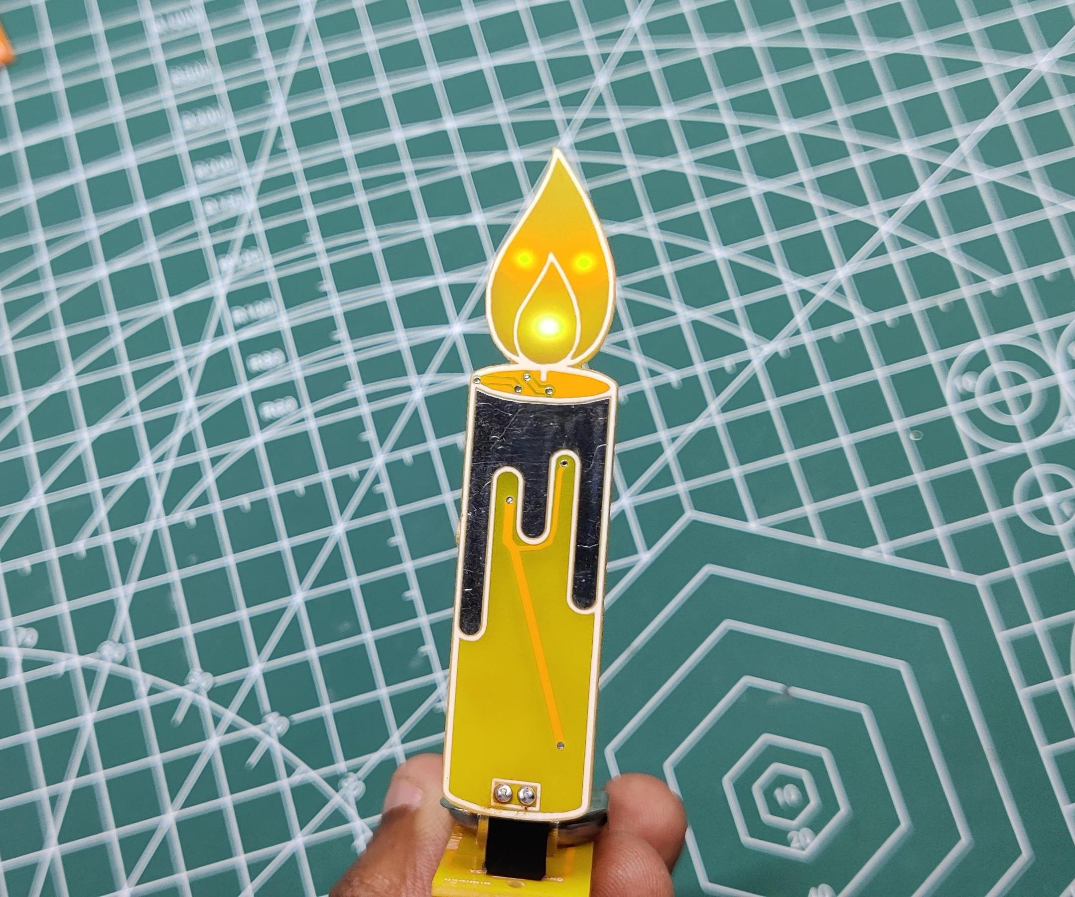 PCB Candle That Glows Forever- KINDA