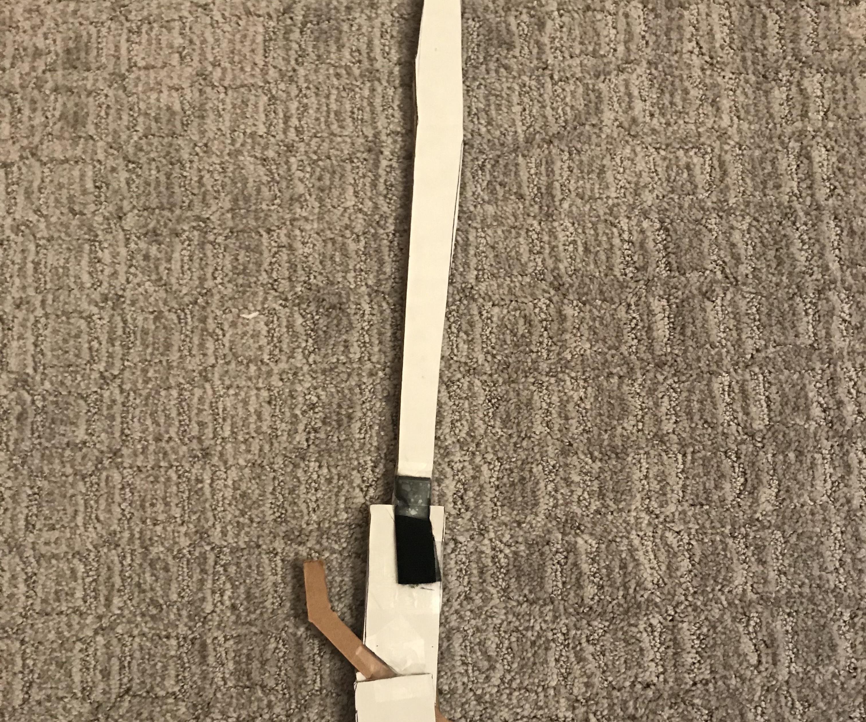Easy Cardboard Darksaber From the Mandalorian