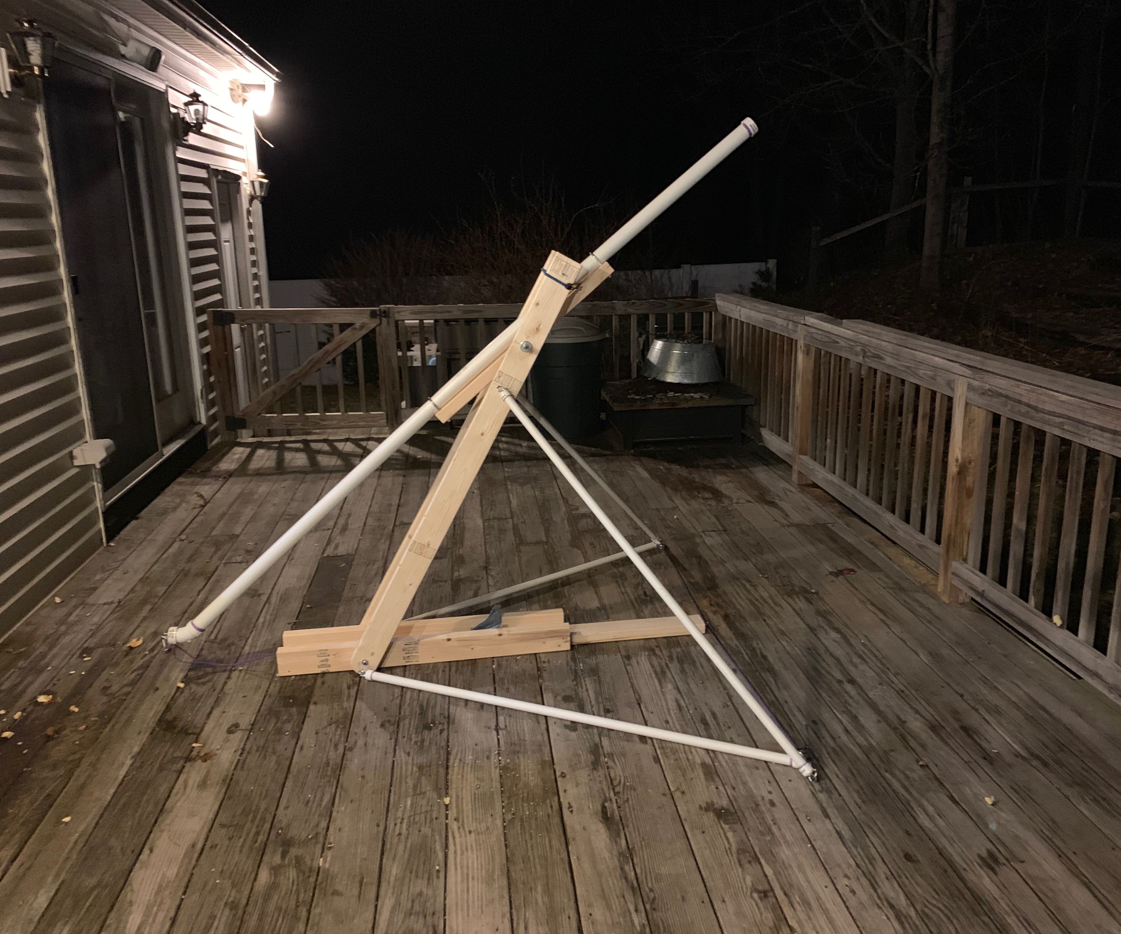 Self Launching Portable Trebuchet