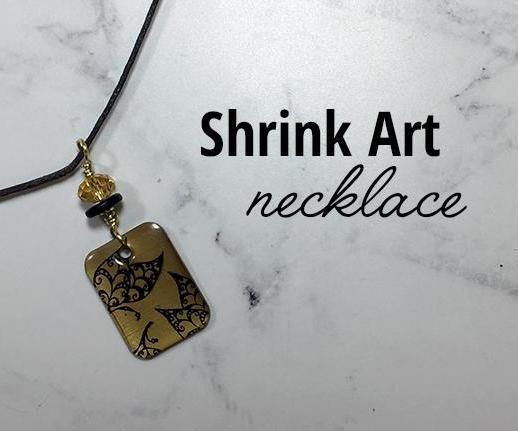 Shrink Plastic Necklace