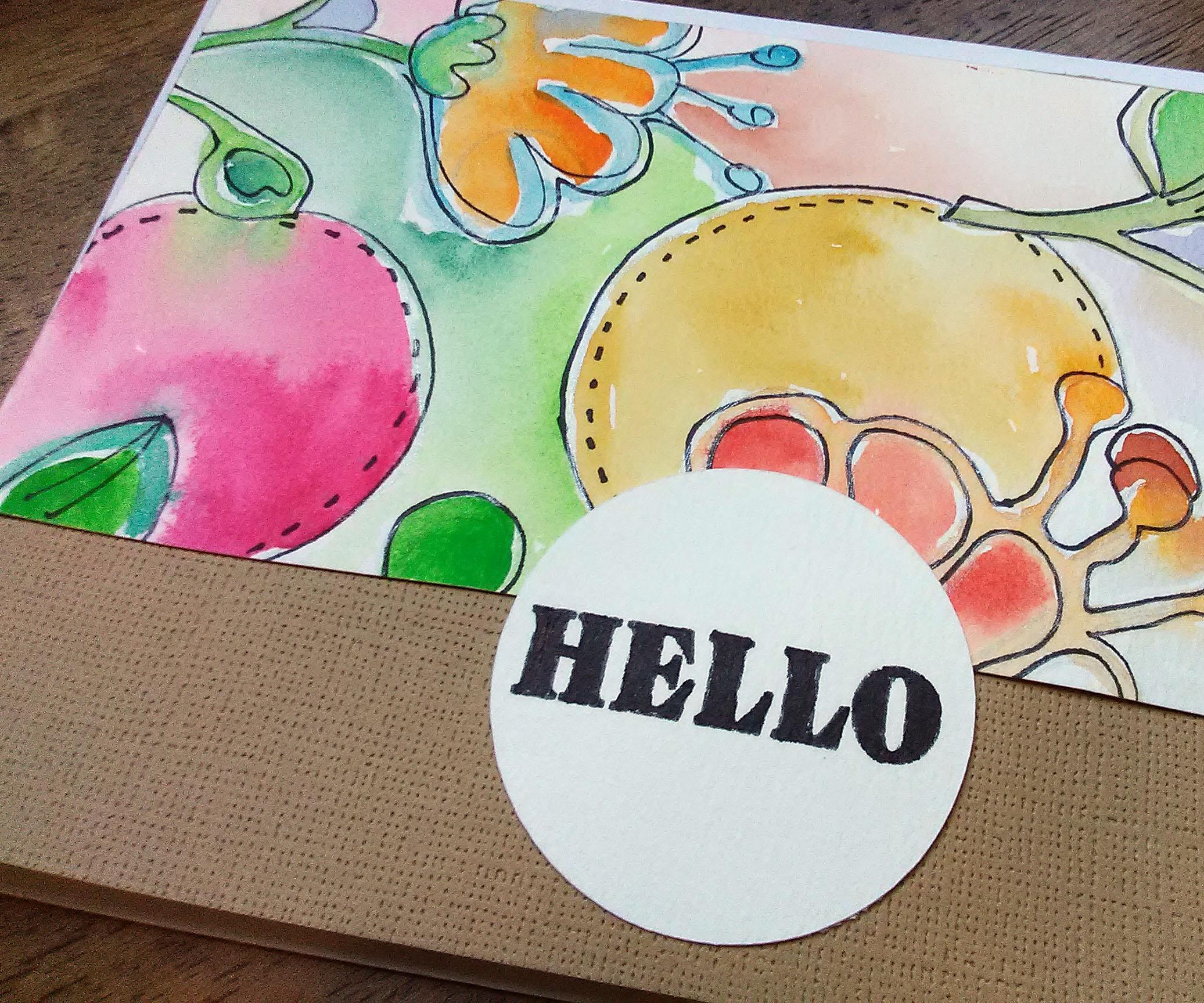 Watercolor Greeting Cards Using Cricut Pens