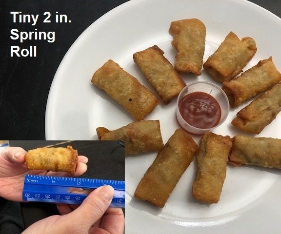 Tiny Bitey 2 Inches Spring Roll