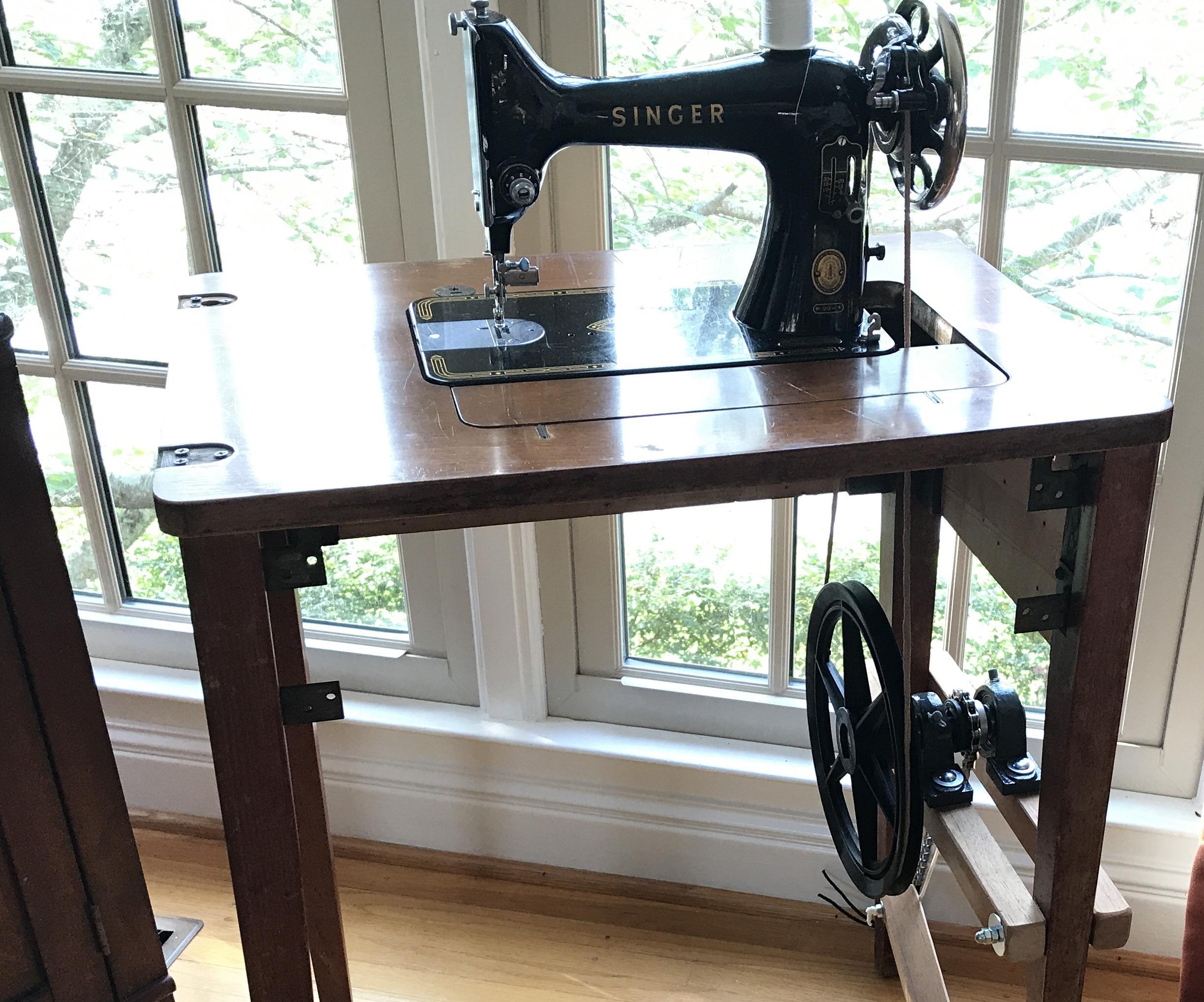 Freewheel Treadle Sewing Machine