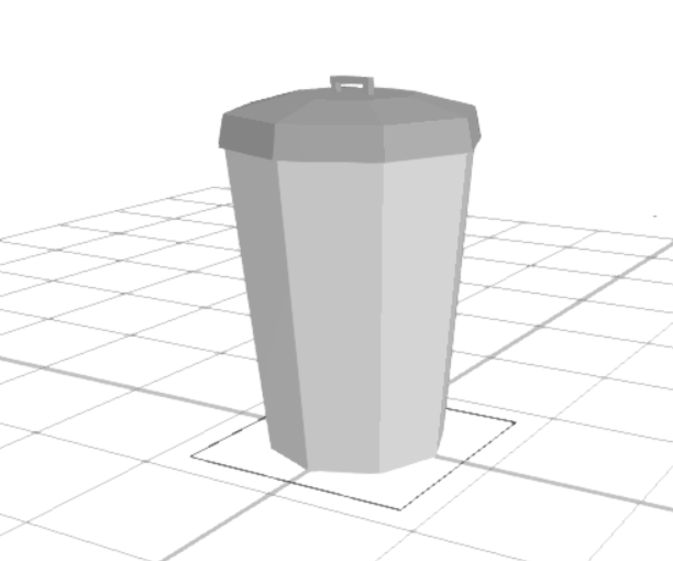 HOW TO CREATE a 3D TRASH CAN USING 3D MODELING SOFTWARE