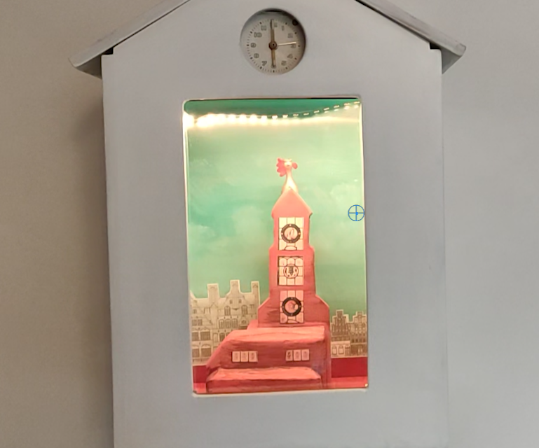 Kakelende  Koekoekskerkklok Met Smart Glass