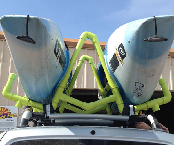 PVC Kayak Roof Rack/Carrier