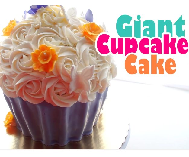 Huge Cupcake Cake