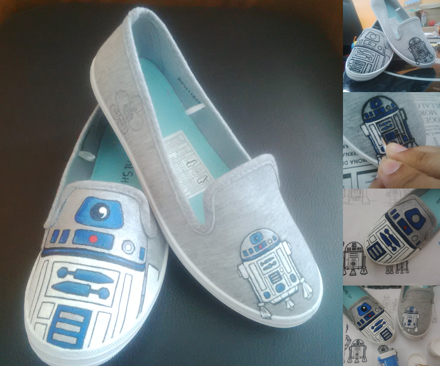 R2D2 SHOES CUSTOMIZE