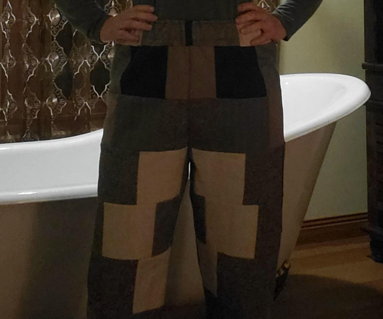 Patchwork Pajama Bottoms